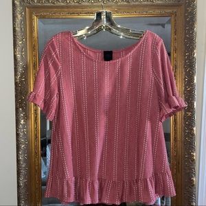 W5 terracotta dress shirt